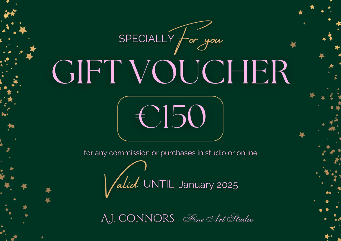 Fine Art Studio Gift Card