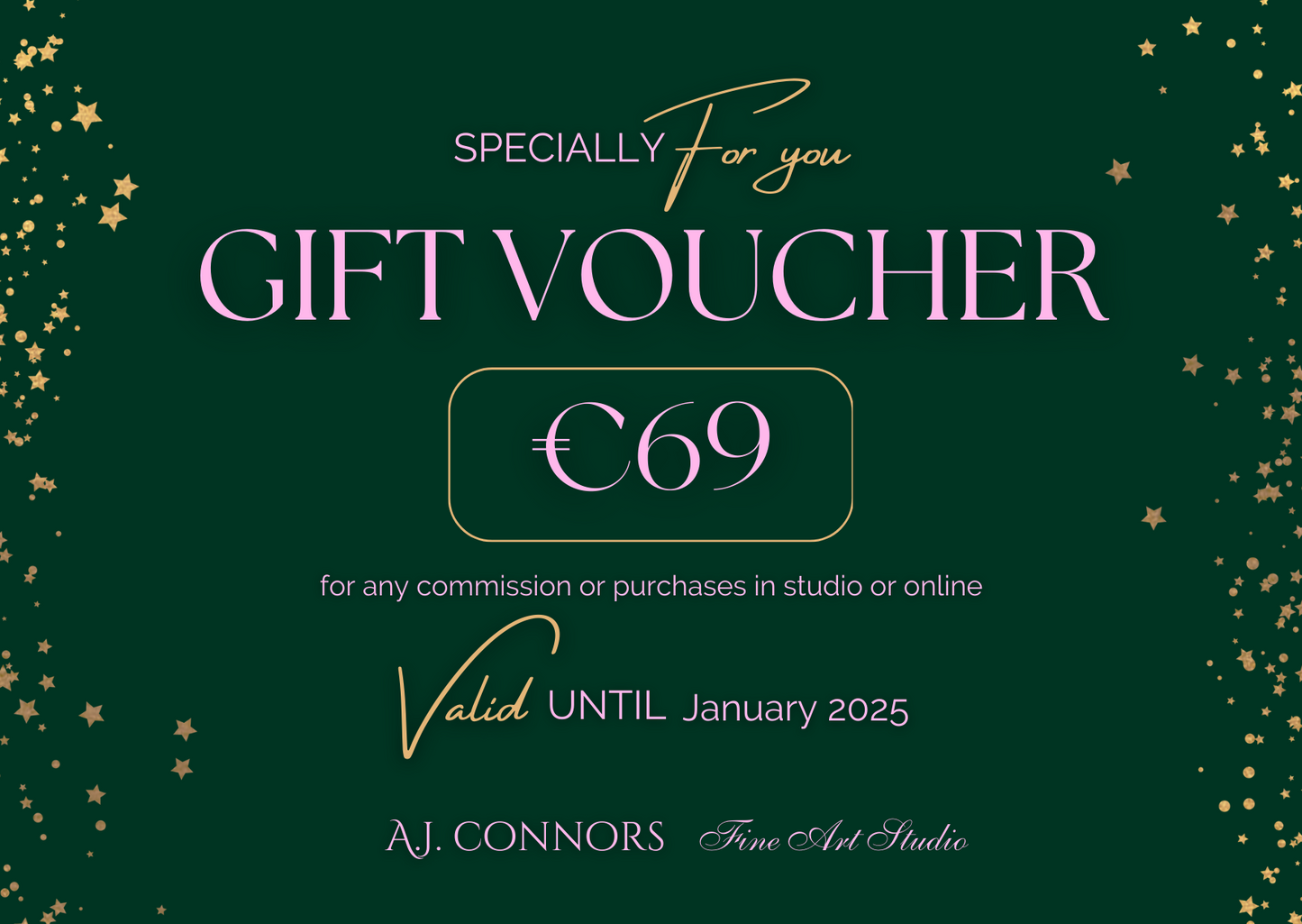 Fine Art Studio Gift Card